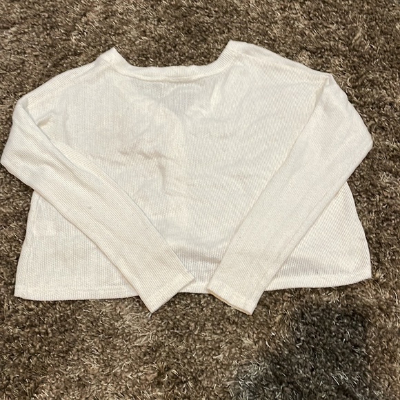 Aero white button up cardigan - Picture 2 of 3